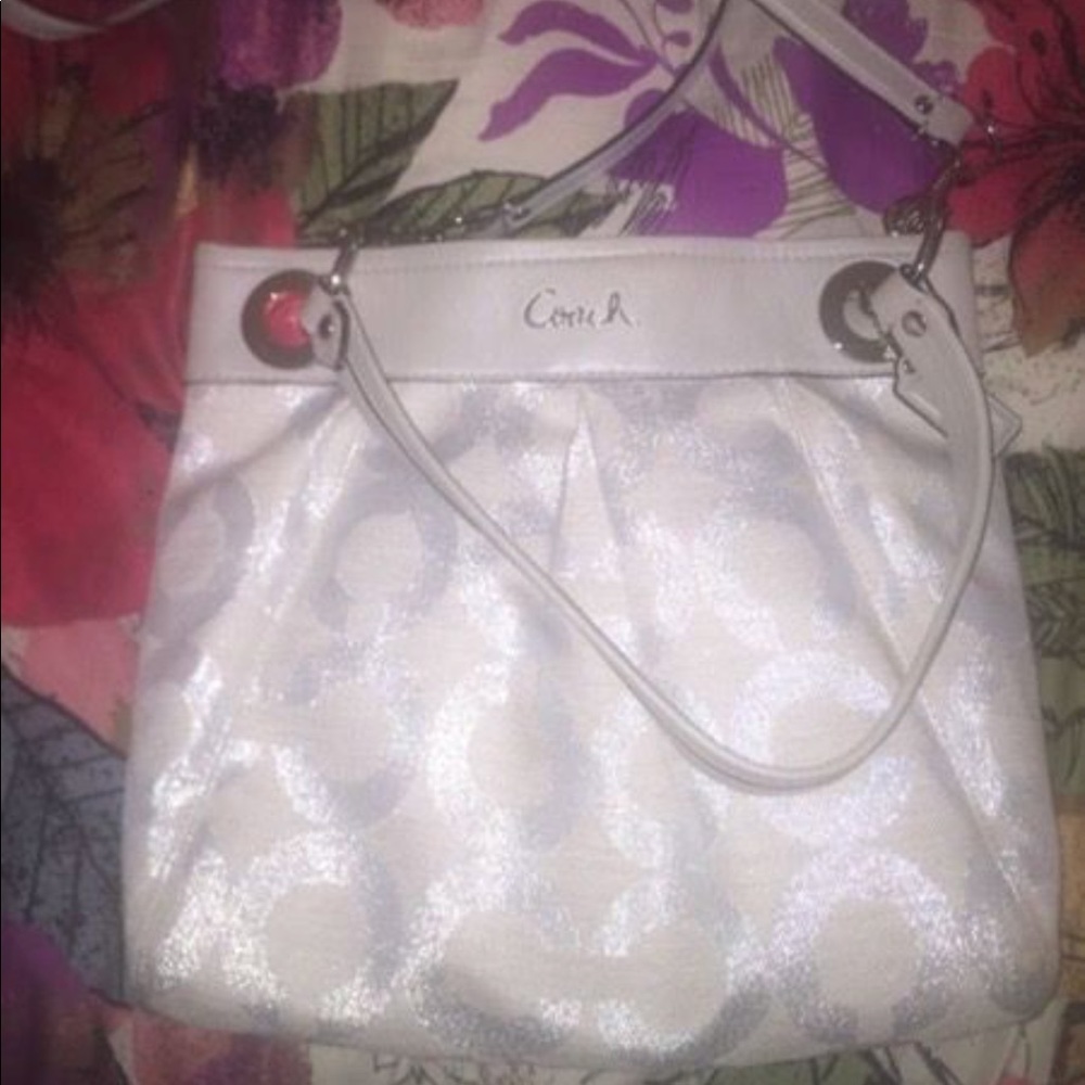 Glitter Coach crossbody/shoulder bag